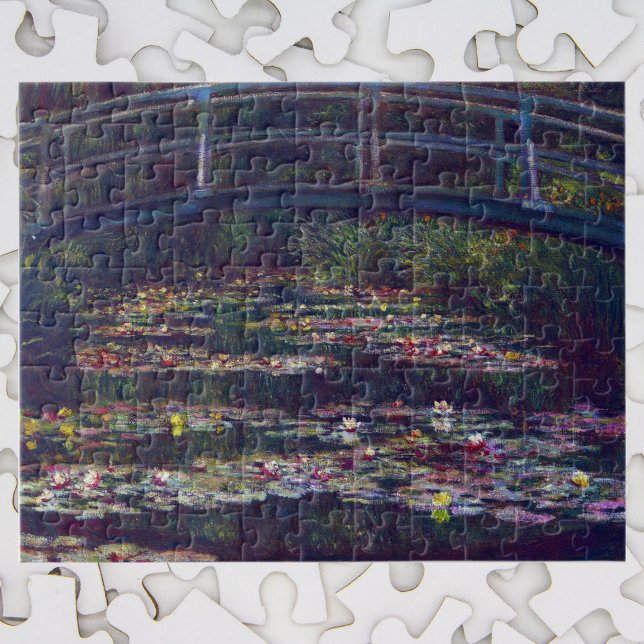 Quebra-cabeça Ponte sobre a Lagoa de Nenúfares por Claude Monet (Criador carregado)