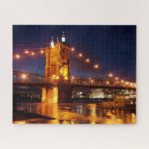 Quebra-cabeça Ponte sobre o rio Ohio em Cincinnati Ohio