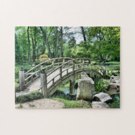 Quebra-cabeça Ponte sobre o verde