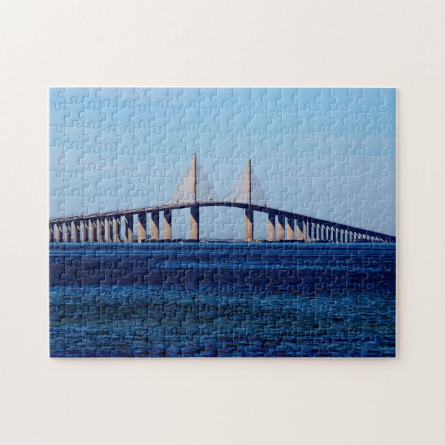 Quebra-cabeça Ponte Sunshine Skyway (Horizontal)