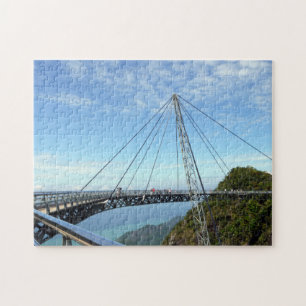 Quebra-cabeça Ponte Suspensa Langkawi Malásia.