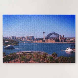 Quebra-cabeça Ponte Sydney, Boats & Harbor /Austrália