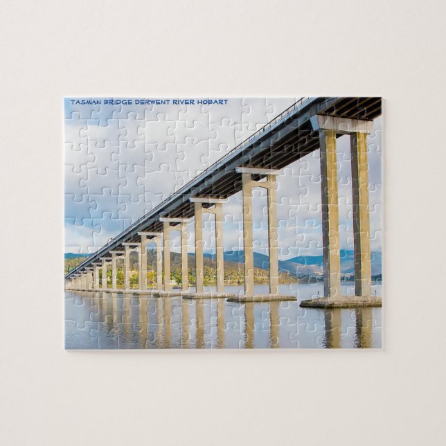Quebra-cabeça Ponte Tasman Rio Derwent Hobart (Horizontal)