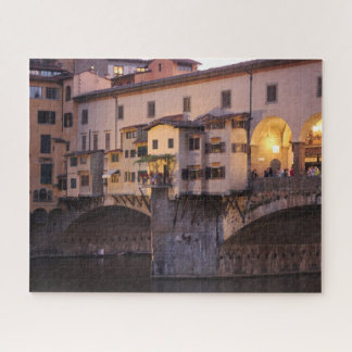 Quebra-cabeça Ponte Vecchio em Sunset