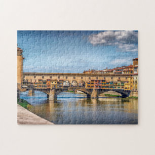 Quebra-cabeça Ponte Vecchio Florence Itália Foto
