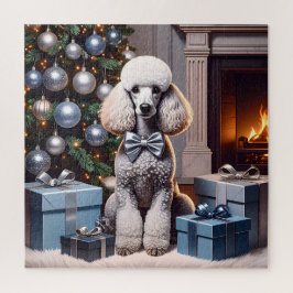 Quebra-cabeça Poodle Christmas