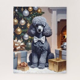 Quebra-cabeça Poodle Christmas