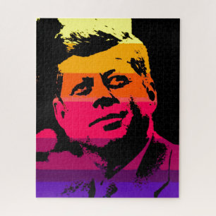 Quebra-cabeça Pop Art Jack JFK John F. Kennedy