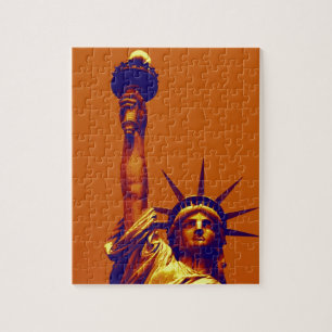 Quebra-cabeça Pop Art Lady Liberty