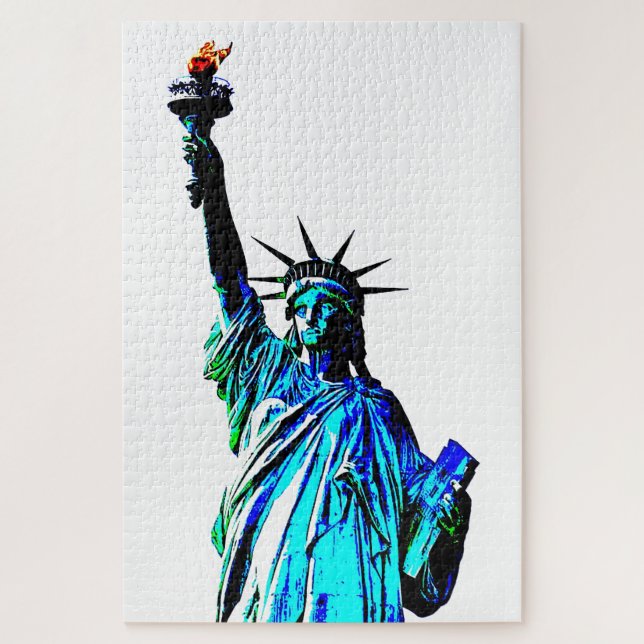 Quebra-cabeça Pop Art Lady Liberty (Vertical)