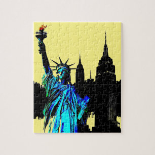 Quebra-cabeça Pop Art Lady Liberty
