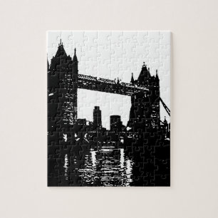 Quebra-cabeça Pop Art London Tower Bridge