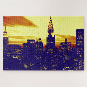 Quebra-cabeça Pop Art New York