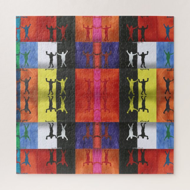Quebra-cabeça Pop art no.1 by Yeshaya Dank - unity & harmony (Vertical)