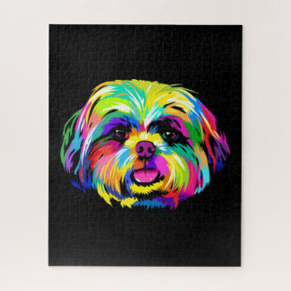 Quebra-cabeça Pop Art Shih Tzu Dog Lovers