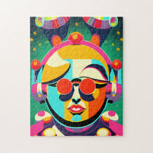 Quebra-cabeça Pop de Arte Colorida do Espaço
