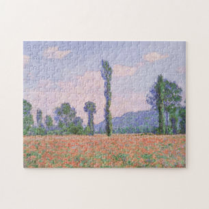 Quebra-cabeça Poppy Field Giverny Monet Fine Art