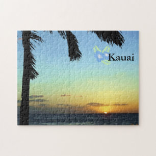 Quebra-cabeça Por do sol de Kauai