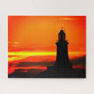 Quebra-cabeça Pôr do sol em Corbiere Jersey