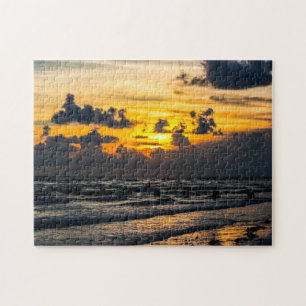 Quebra-cabeça Pôr do sol na praia