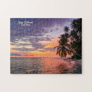 Quebra-cabeça Pôr do sol na praia