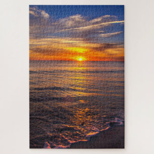 Quebra-cabeça Pôr do sol na praia