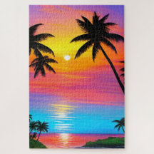 Pôr do sol na praia