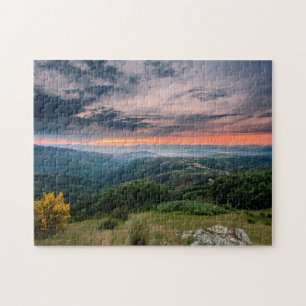 Quebra-cabeça Por do sol no Bierzo