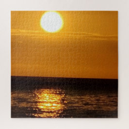 Quebra-cabeça Pôr do sol no mar