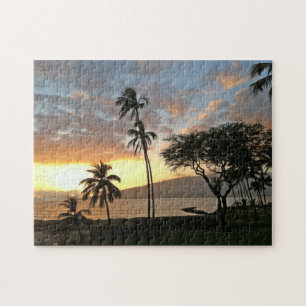 Quebra-cabeça Por do sol sobre a baía de Maalaea, Maui