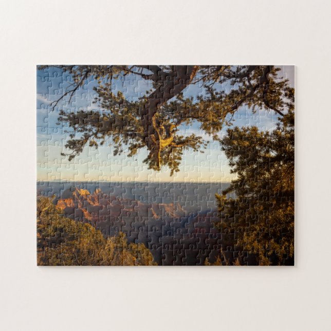 Quebra-cabeça Por do sol sobre o Grand Canyon (Horizontal)