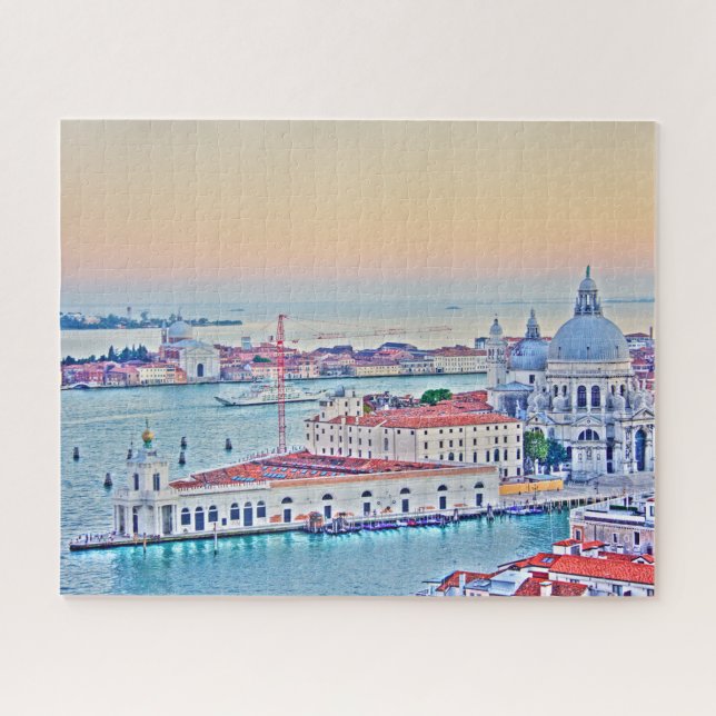 Quebra-cabeça Pôr do sol sobre Veneza, Itália (Horizontal)