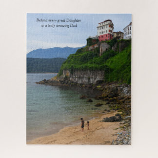 Quebra-cabeça Por trás de cada excelente Filha é um Pai realment