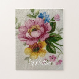 Quebra-cabeça Porcelain Inspired Flora Puzzle