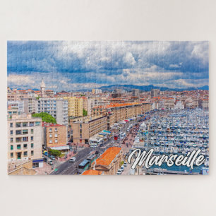 Quebra-cabeça Port City De Marselha, França