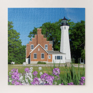 Quebra-cabeça Port Sanilac Lighthouse