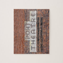 Quebra-cabeça Port Theater Sign, Port Rua Joe, Florida 8x10