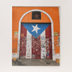 Quebra-cabeça Porta de Arte da Rua Bandeira Velha San Juan Puert