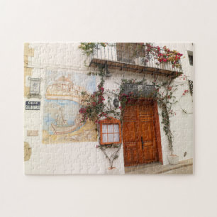 Quebra-cabeça Porta decorativa de Espanha e mural