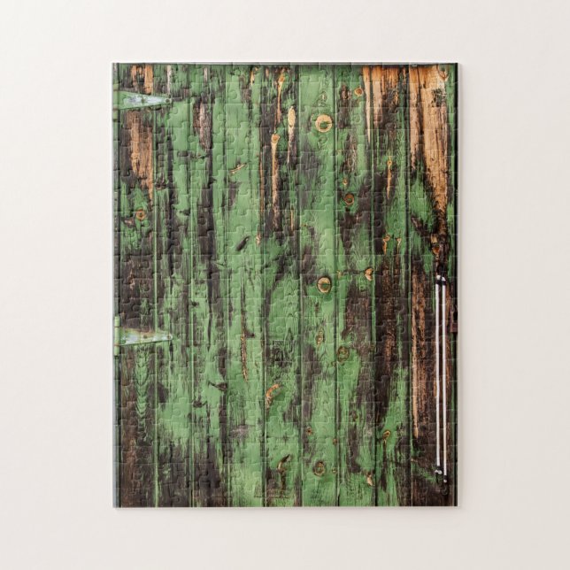 Quebra-cabeça Porta do Barn Russo Antigo (Vertical)