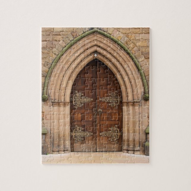 Quebra-cabeça Porta europeia antiga - 8x10 - 110 pcs (Vertical)