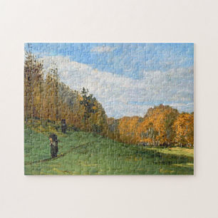 Quebra-cabeça Porta-madeira de Fontainebleau Floresta Monet de B