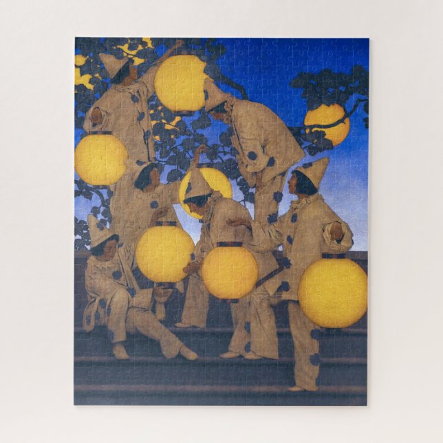 Quebra-cabeça Portadores de Lanternas | Maxfield Parrish | (Vertical)