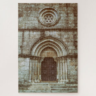 Quebra-cabeça Portal gótico medieval em Santiago de Antas