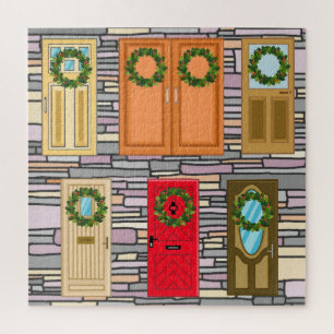 Quebra-cabeça Portas de Natal