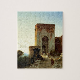Quebra-cabeça Porte de Justiça, Alhambra, Granada (óleo em