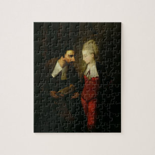 Quebra-cabeça Portia e Shylock "do comerciante de Veneza" A