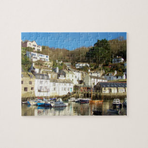 Quebra-cabeça Porto Cornualha Inglaterra de Polperro