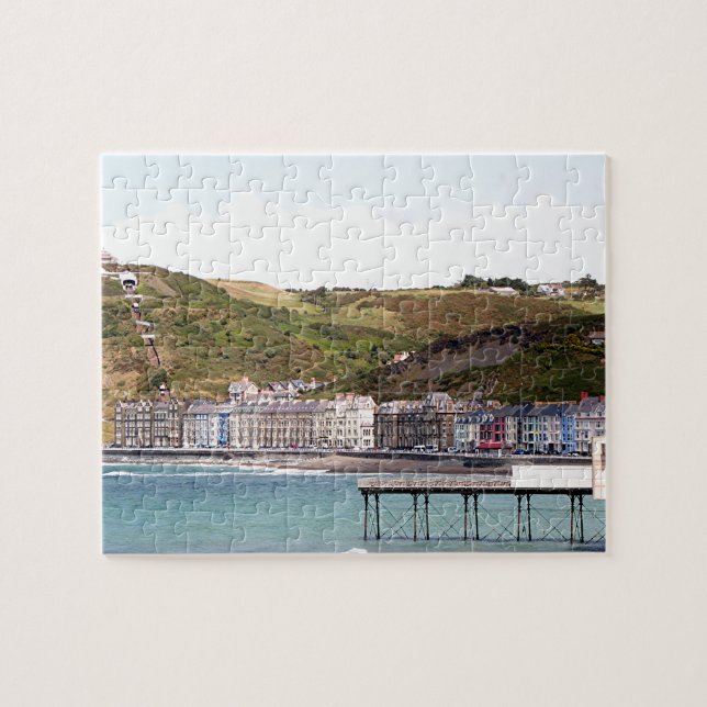 Quebra-cabeça Porto de Aberystwyth, Gales (Horizontal)