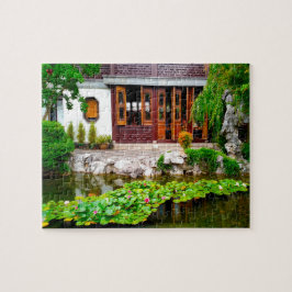 Quebra-cabeça Porto do Jardim Chinês, Oregon.